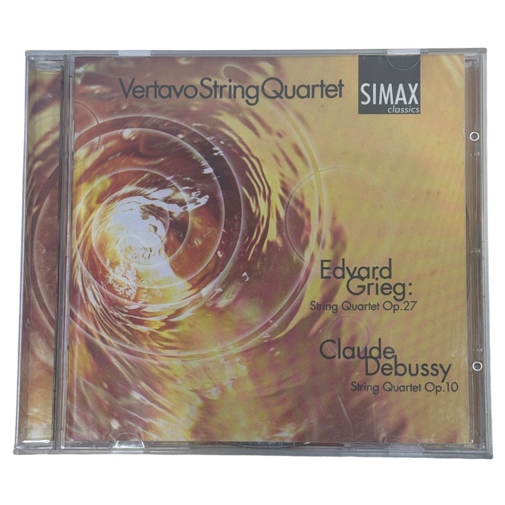 Vertavo String Quartet Edvard Grieg Claude Debussy Simax Classics PSC 1201 CD